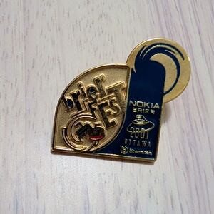 Brand New Nokia Brier 2001 Ottawa Sheraton Pin